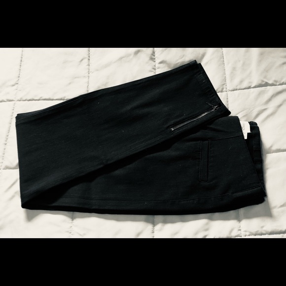 Soft Surroundings NWT Ultimate High Rise Zip Ankle Leggings- Black-Medium 10-12 - Picture 10 of 15